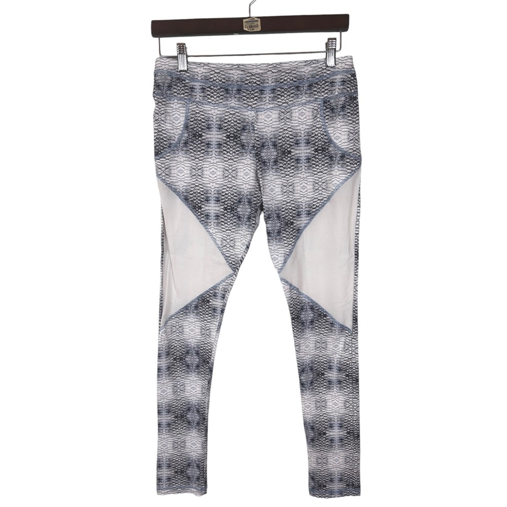 Varley Bicknell Leggings Python Snake Printed Mes… - image 2